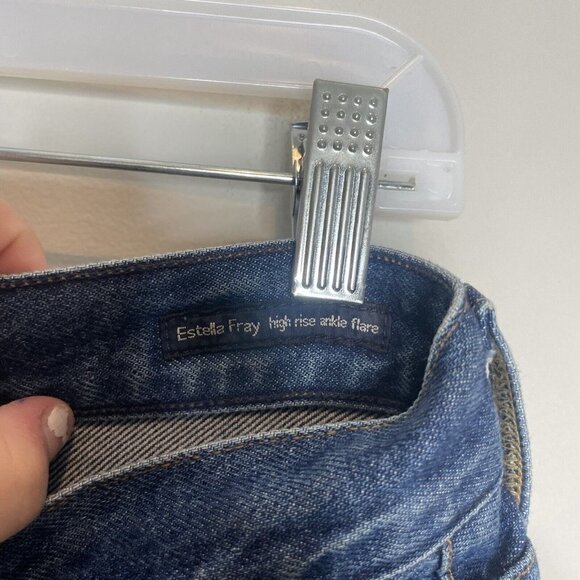 Citizens Of Humanity Premium Vintage Estella Fray High Rise Ankle Flare Size 25 - Picture 7 of 10